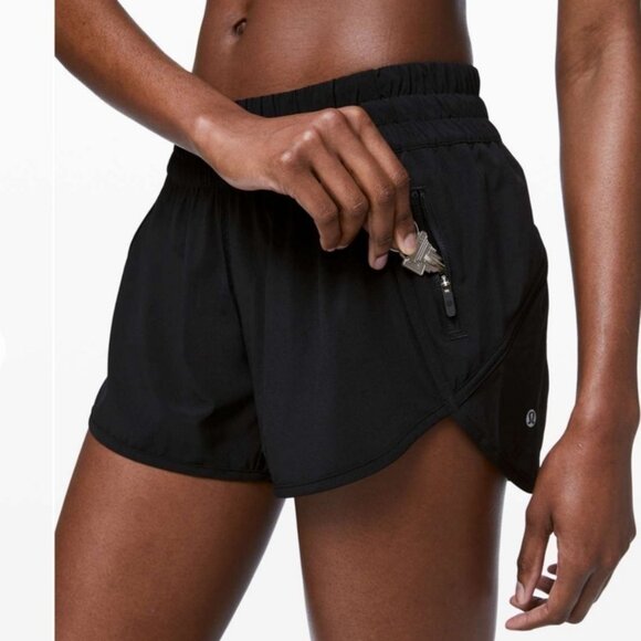 Lululemon NWT Tracker Short V 4" Black - Picture 2 of 13